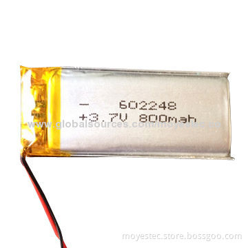 460mAh Lithium Polymer Battery for Recorder Power Tools with 3.7V Rated Voltage